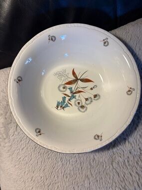 Floral Ceramic Serving Bowl by Maddock